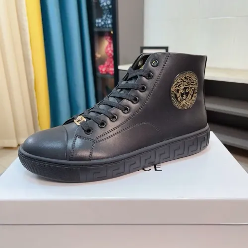 Replica Versace High Tops Shoes For Men #1408410 $80.00 USD for Wholesale