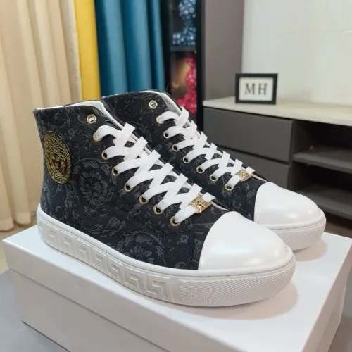 Versace High Tops Shoes For Men #1408412 $80.00 USD, Wholesale Replica Versace High Tops Shoes