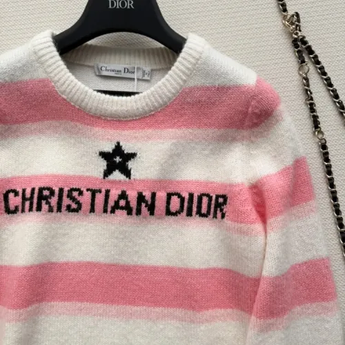 Replica Christian Dior Sweaters Long Sleeved For Women #1408490 $105.00 USD for Wholesale