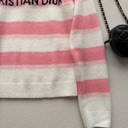 Replica Christian Dior Sweaters Long Sleeved For Women #1408490 $105.00 USD for Wholesale