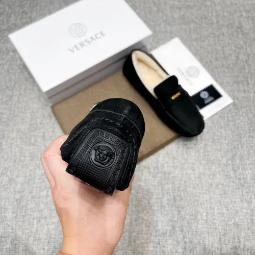 Replica Versace Leather Shoes For Men #1408512 $80.00 USD for Wholesale