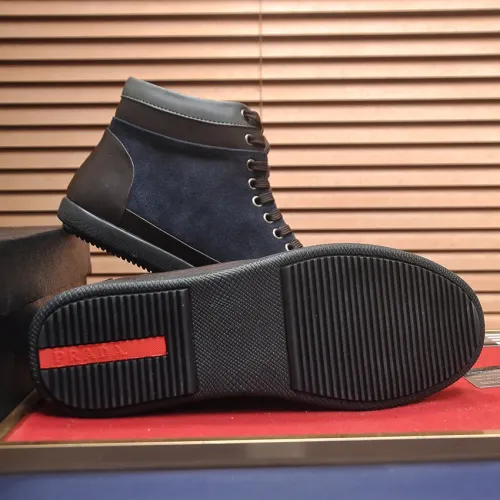 Replica Prada High Top Shoes For Men #1408514 $92.00 USD for Wholesale