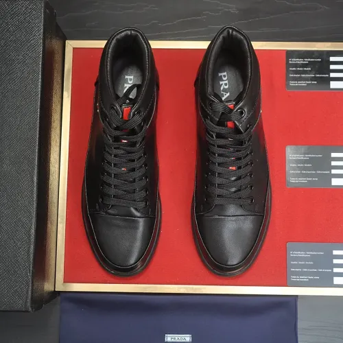 Replica Prada High Top Shoes For Men #1408515 $92.00 USD for Wholesale
