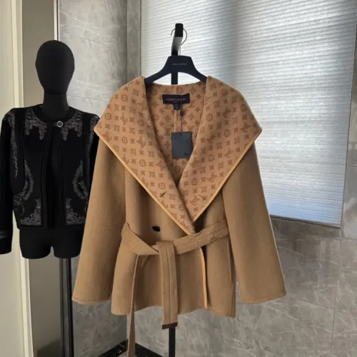 Replica Louis Vuitton LV Coats Long Sleeved For Women #1408548 $416.53 USD for Wholesale