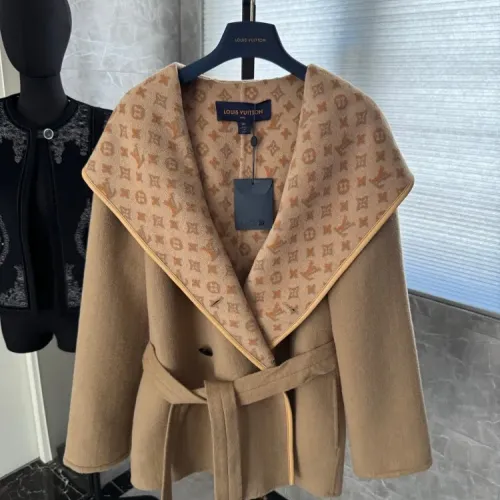 Replica Louis Vuitton LV Coats Long Sleeved For Women #1408548 $416.53 USD for Wholesale