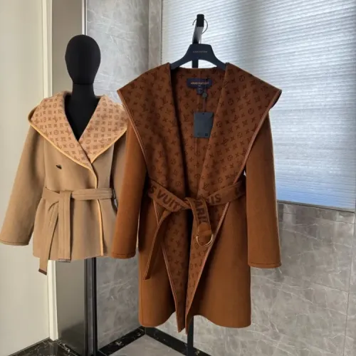 Replica Louis Vuitton LV Coats Long Sleeved For Women #1408561 $406.61 USD for Wholesale
