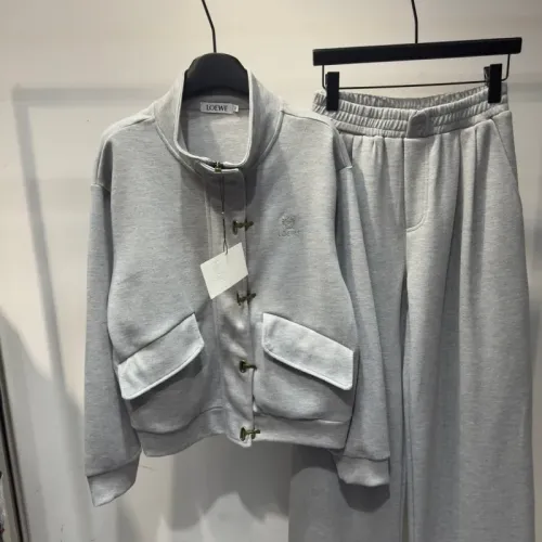 Replica LOEWE Tracksuits Long Sleeved For Women #1408572 $108.00 USD for Wholesale