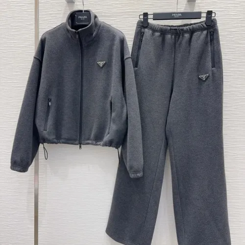 Prada Tracksuits Long Sleeved For Women #1408578 $98.00 USD, Wholesale Replica Prada Tracksuits