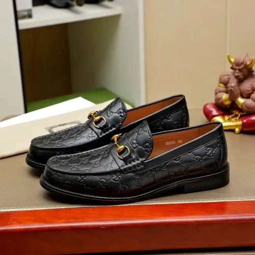 Replica Gucci Oxfords Shoes For Men #1408580 $85.00 USD for Wholesale