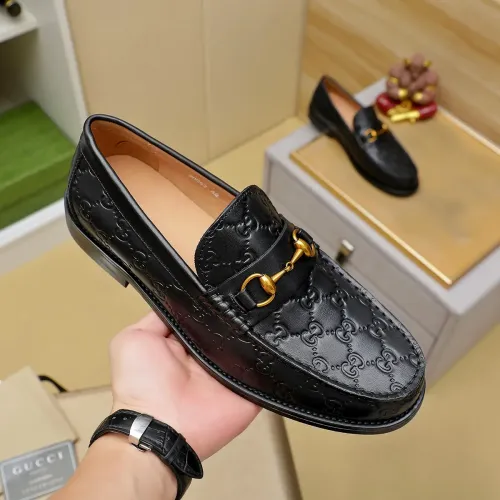 Replica Gucci Oxfords Shoes For Men #1408580 $85.00 USD for Wholesale