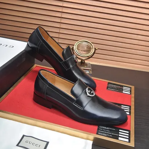 Replica Gucci Oxfords Shoes For Men #1408585 $98.00 USD for Wholesale