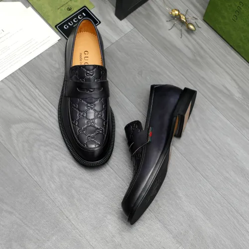 Replica Gucci Oxfords Shoes For Men #1408587 $98.00 USD for Wholesale