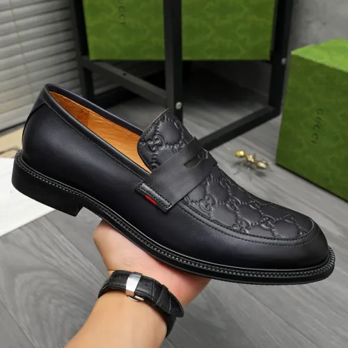 Replica Gucci Oxfords Shoes For Men #1408587 $98.00 USD for Wholesale