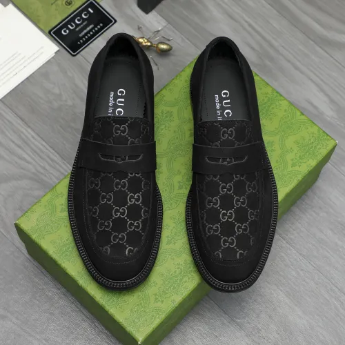 Replica Gucci Oxfords Shoes For Men #1408590 $98.00 USD for Wholesale