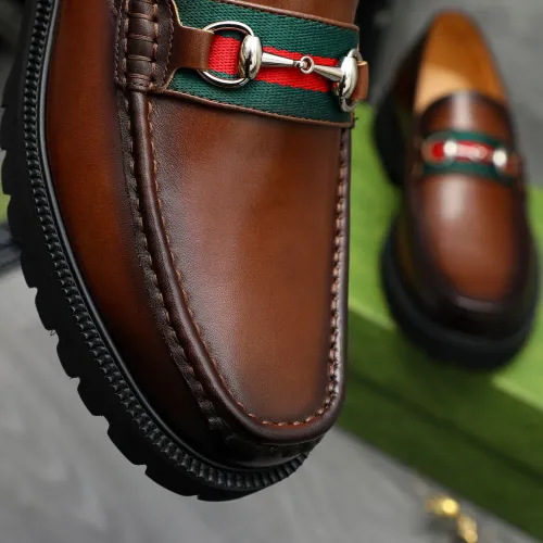Replica Gucci Oxfords Shoes For Men #1408591 $102.00 USD for Wholesale