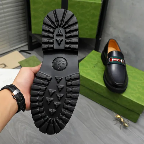 Replica Gucci Oxfords Shoes For Men #1408593 $102.00 USD for Wholesale