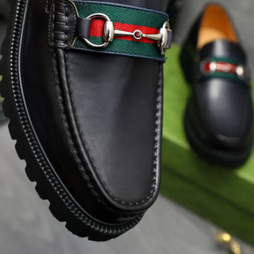 Replica Gucci Oxfords Shoes For Men #1408593 $102.00 USD for Wholesale