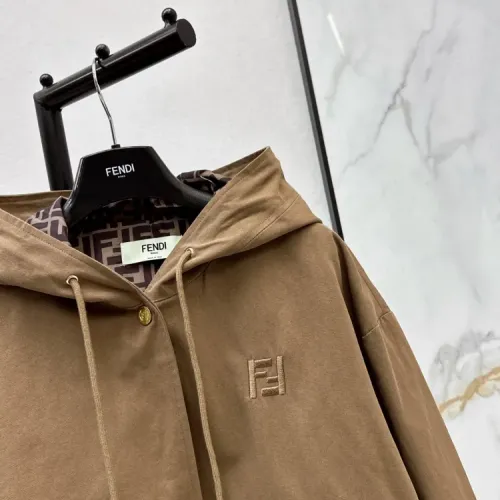 Replica Fendi Jackets Long Sleeved For Women #1408599 $85.00 USD for Wholesale
