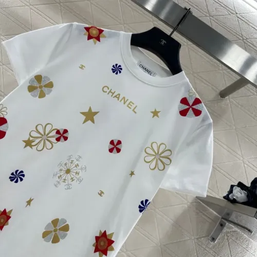 Replica Chanel T-Shirts Short Sleeved For Women #1408601 $52.00 USD for Wholesale