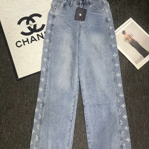Replica Louis Vuitton LV Jeans For Women #1408607 $72.00 USD for Wholesale