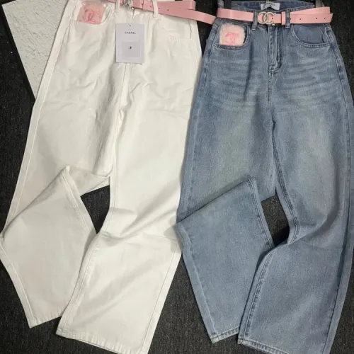 Replica Chanel Jeans For Women #1408613 $64.00 USD for Wholesale