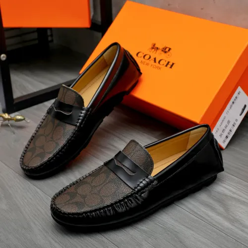 Coach Leather Shoes For Men #1408678 $82.00 USD, Wholesale Replica Coach Leather Shoes