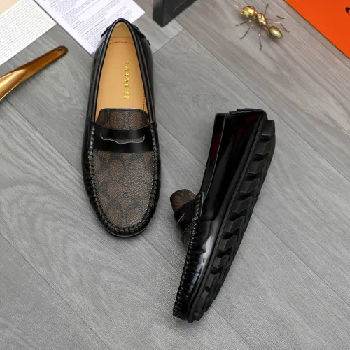 Replica Coach Leather Shoes For Men #1408678 $82.00 USD for Wholesale