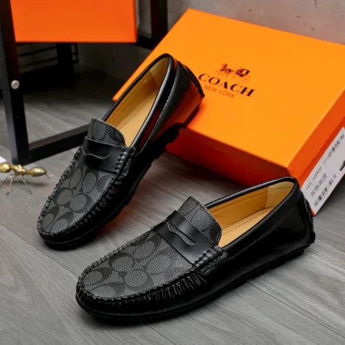 Coach Leather Shoes For Men #1408679 $82.00 USD, Wholesale Replica Coach Leather Shoes