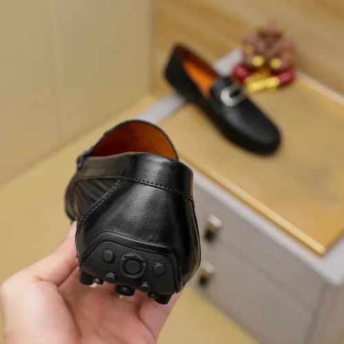 Replica Salvatore Ferragamo Leather Shoes For Men #1408692 $72.00 USD for Wholesale