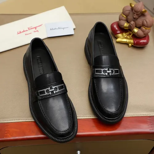 Salvatore Ferragamo Leather Shoes For Men #1408695 $88.00 USD, Wholesale Replica Salvatore Ferragamo Leather Shoes
