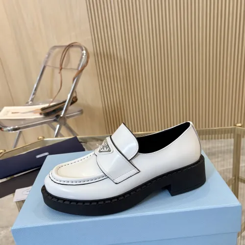 Replica Prada Leather Shoes For Men #1408698 $105.00 USD for Wholesale