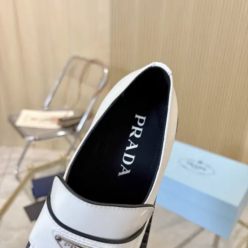 Replica Prada Leather Shoes For Men #1408698 $105.00 USD for Wholesale