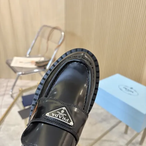 Replica Prada Leather Shoes For Men #1408702 $105.00 USD for Wholesale