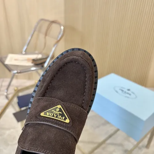 Replica Prada Leather Shoes For Men #1408708 $105.00 USD for Wholesale