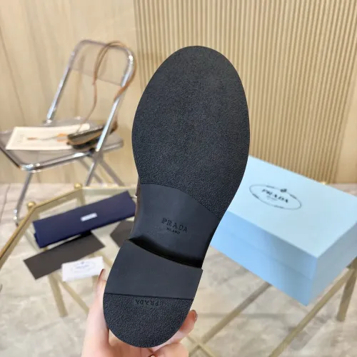 Replica Prada Leather Shoes For Women #1408709 $100.00 USD for Wholesale