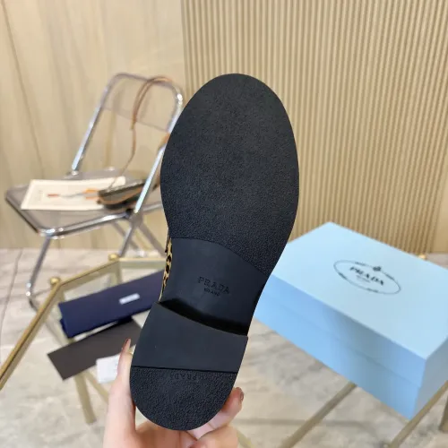 Replica Prada Leather Shoes For Women #1408713 $100.00 USD for Wholesale
