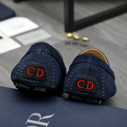 Replica Christian Dior Leather Shoes For Men #1408724 $82.00 USD for Wholesale