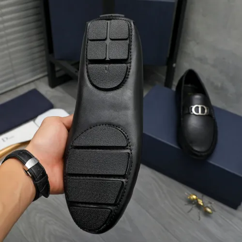 Replica Christian Dior Leather Shoes For Men #1408725 $82.00 USD for Wholesale