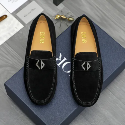 Christian Dior Leather Shoes For Men #1408726 $82.00 USD, Wholesale Replica Christian Dior Leather Shoes