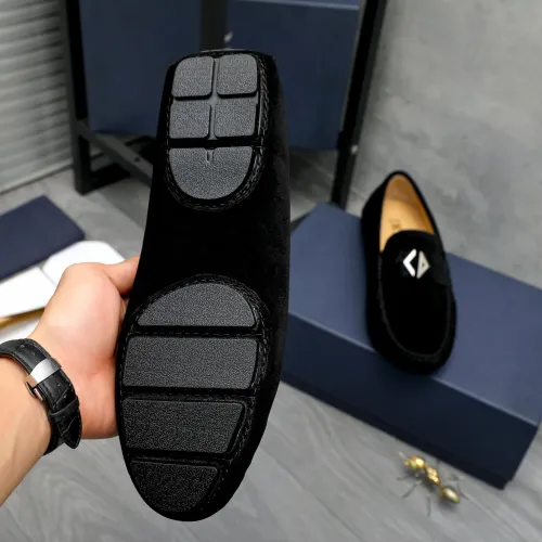Replica Christian Dior Leather Shoes For Men #1408726 $82.00 USD for Wholesale
