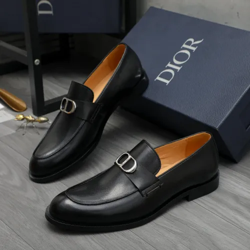 Christian Dior Leather Shoes For Men #1408730 $92.00 USD, Wholesale Replica Christian Dior Leather Shoes