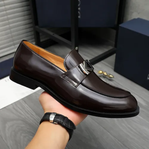 Replica Christian Dior Leather Shoes For Men #1408731 $92.00 USD for Wholesale