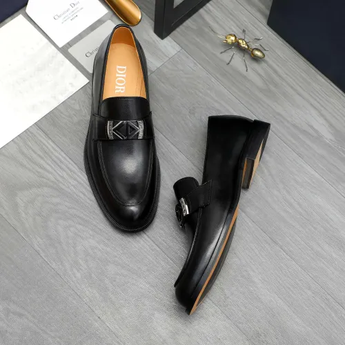 Christian Dior Leather Shoes For Men #1408734 $92.00 USD, Wholesale Replica Christian Dior Leather Shoes