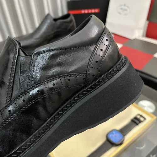 Replica Prada Leather Shoes For Men #1408768 $115.00 USD for Wholesale