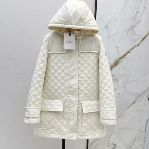 Moncler Coats Long Sleeved For Women #1408773 $105.00 USD, Wholesale Replica Moncler Coats