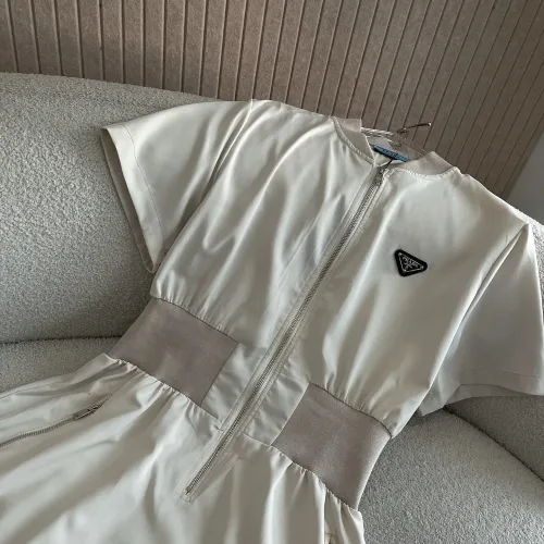 Replica Prada Dresses Short Sleeved For Women #1408776 $76.00 USD for Wholesale