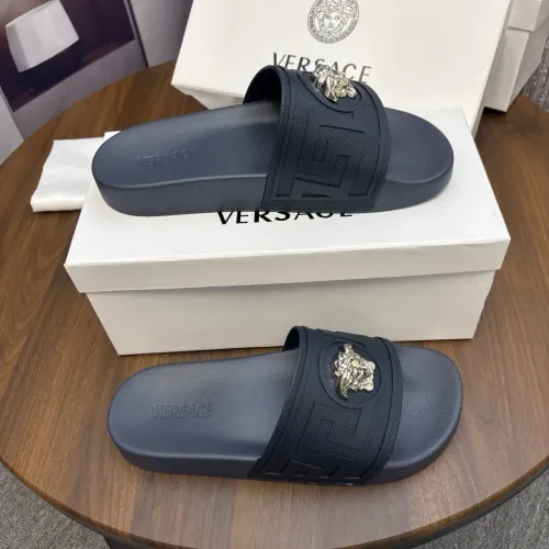 Replica Versace Slippers For Men #1408793 $48.00 USD for Wholesale