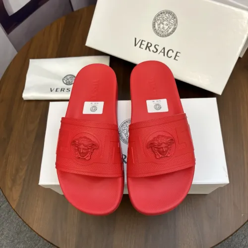 Replica Versace Slippers For Men #1408808 $48.00 USD for Wholesale