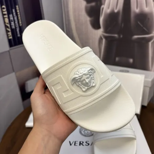 Replica Versace Slippers For Men #1408825 $48.00 USD for Wholesale