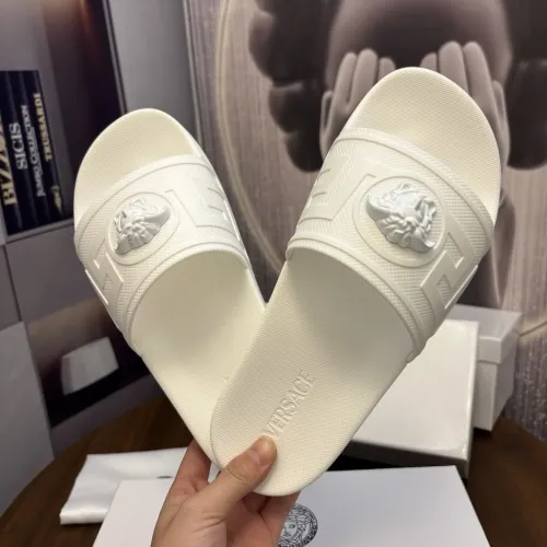 Replica Versace Slippers For Men #1408825 $48.00 USD for Wholesale